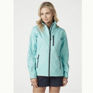 Helly Hansen Womens Crew Midlayer Hooded Fleece Sailing Jacket Size Large